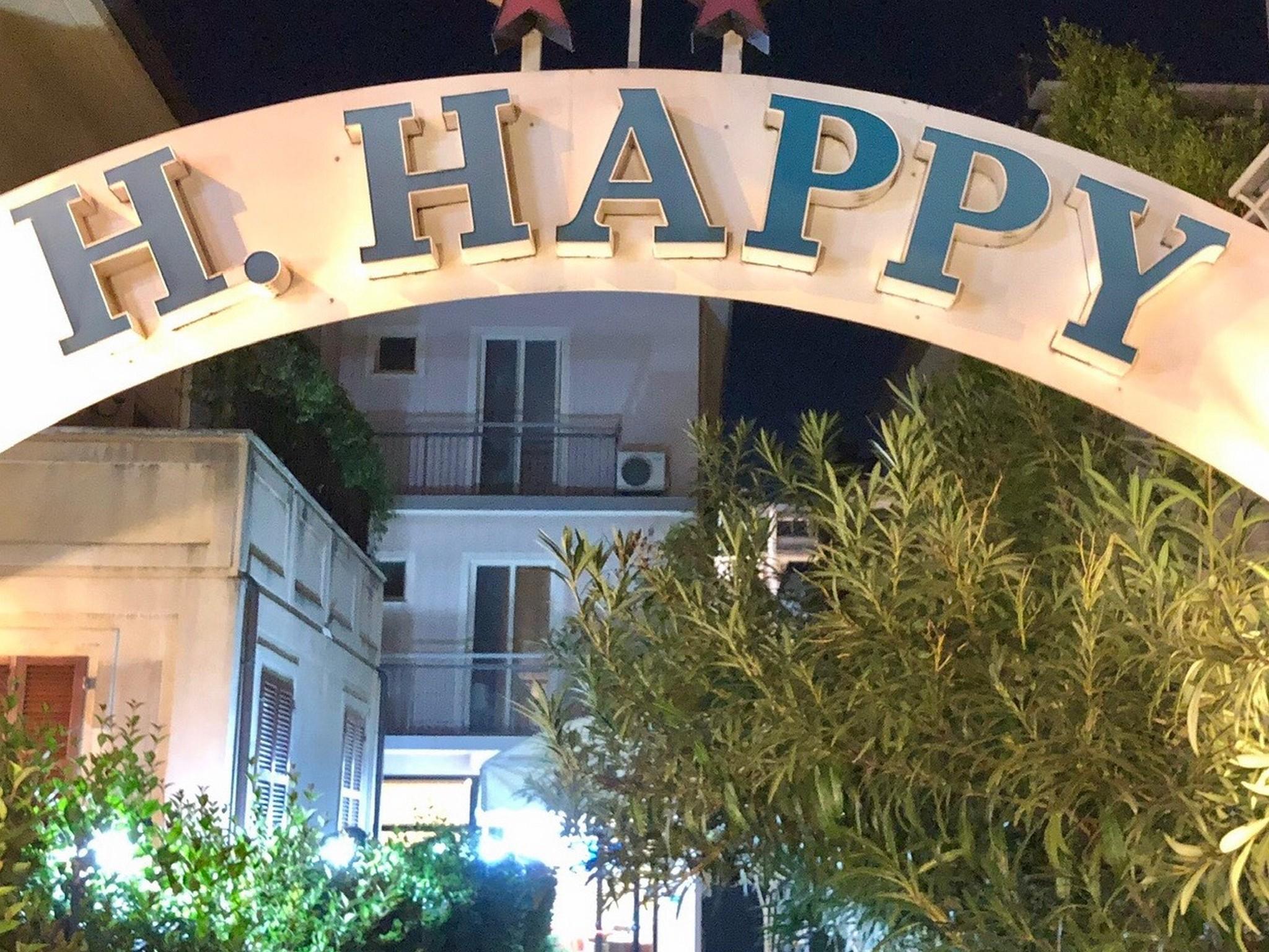 Hotel New Happy Ріміні Екстер'єр фото